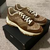 Coach Shoes | Coach New York Khaki Signature C143 G3525 Shoes Sneakers New Mens Size 12 | Color: Brown/Tan | Size: 12