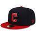 Youth New Era Navy/Red Cleveland Guardians Authentic Collection On-Field Home Logo 59FIFTY Fitted Hat