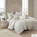 INK+IVY 100% Cotton Coverlet Mini Set in Ivory - Olliix II13-1195