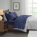 True North by Sleep Philosophy 100% Polyester Solid Sheet Set in Navy - Olliix TN20-0449