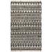 White 24 x 0.25 in Area Rug - Joss & Main Walter Geometric Handwoven Jute/Sisal Black/Ivory Area Rug Cotton/Jute & Sisal | 24 W x 0.25 D in | Wayfair