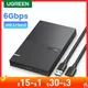 UGREEN – boîtier pour disque dur externe SATA 2.5 " 5Gbps USB Type C compatible UASP pour SSD