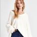 Free People Sweaters | Free People Brookside Pullover Sweater | Color: Cream/White | Size: S