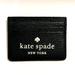 Kate Spade Accessories | Kate Spade Cardholder | Color: Black/Silver | Size: Os