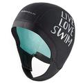BUDDYSWIM Neoprene Swim Cap Trilaminate Warmth 2.5mm for Open Water Swimming, Black S