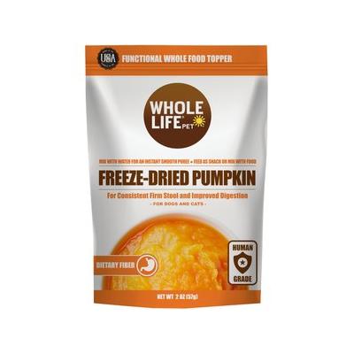 Whole Life Natural Solutions Pumpkin Powder Dog & Cat Freeze-Dried Treats, 2-oz bag