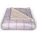 The Holiday Aisle® U & Me On Windowpane Sherpa Throw Sherpa in Gray/Pink | 60 H x 50 W in | Wayfair FDA0246D7A574E9499B12AB4E804AD08