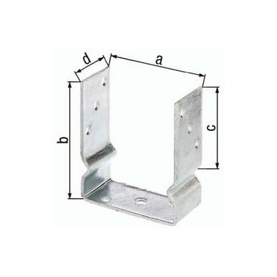U-Pfostenträger ETA-10/0210 71x150x100x60mm feuerverzinkt zum Aufschrauben Image