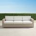 Palermo Sofa with Cushions in Dove Finish - Dove with Canvas Piping, Standard - Frontgate
