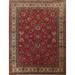 Floral Traditional Tabriz Persian Wool Area Rug Hand-knotted Carpet - 9'10" x 12'3"