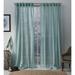 ATI Home Bella Sheer Hidden Tab Top Curtain Panel Pair