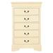 Louis Phillipe II 5 Drawer Chest of Drawers (31 in L. X 16 in W. X 48 in H.)