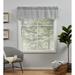 ATI Home Loha Light Filtering Rod Pocket Scalloped Valance - 54X16