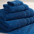 Student Essentials – Bathroom Accessories (Blue 4-Piece), Bath Mat, Hand Towel, Face Cloth, Bath Towel, Bedroom Accessory, Men Gift Set, Bath Towel, Hand Towels, Bathroom Towels, Gym Towel, Bath Set