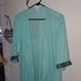 Lularoe Intimates & Sleepwear | Lularoe Duster M Sea Foam Green,Chiffon,Braided Trim. | Color: Green | Size: M