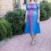 Madewell Dresses | Madewell - Embroidered Indigo Mercado Midi Dress | Color: Blue/Red | Size: Xs