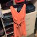 American Eagle Outfitters Dresses | Coral And Navy Dress | Color: Red | Size: Xl
