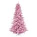 Vickerman 7.5' Pink Fir Artificial Christmas Tree, Unlit