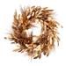 Vickerman 24" Artificial Gold Pinecone Needle Berry Christmas Wreath, Unlit