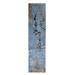 Hand Knotted Blue Modern and Contemporary with Wool Oriental Rug (2'6" x 10'3") - 2'6" x 10'3"