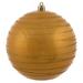 Vickerman 4.75" Honey Gold Candy Finish Ball Orn with Glitter, 4 Pk