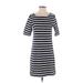 Gap Casual Dress - Mini: Blue Stripes Dresses - Women's Size Small