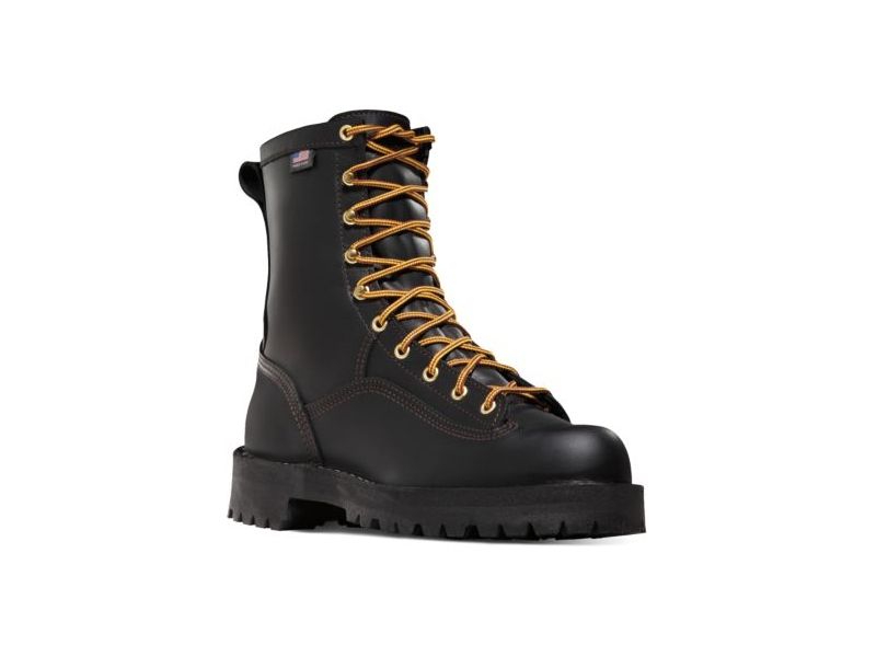 Danner Rain Forest 8in Boots Black 8D 14100-8D