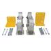 Vestil Semi-Steel Caster Kit | 6 H x 2 W x 6 D in | Wayfair H-CK4-SC6-2