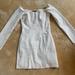 Zara Dresses | Never Worn Zara Off Shoulder Dress | Color: White | Size: S