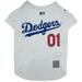 MLB Retro Throwback Jersey for Dogs, Large, Los Angeles Dodgers, Multi-Color