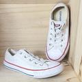 Converse Shoes | Converse Unisex Chuck Taylor White Low Top Sneakers Classic Shoes | Color: Red/White | Size: 13.5b