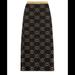 Gucci Skirts | Gucci Women's Jacquard Knit Skirt Size S | Color: Black | Size: S