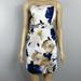 J. Crew Dresses | J. Crew Gallerista Strapless White/Floral Dress 6 | Color: Blue/White | Size: 6