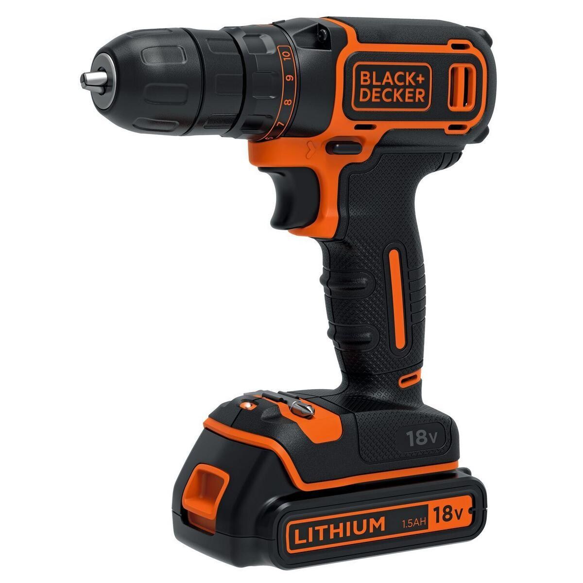 Black+Decker Black & Decker BDCDC18KB Schwarz, Orange Image
