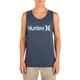 Hurley Herren Evd WSH OAO Solid Tank T-Shirt, Monsoon Blau, S