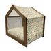 East Urban Home Cream Wood Dog House Wood House in Brown | 22.44 H x 23.62 W x 17.72 D in | Wayfair 2CB8870B28894B26B65AF997A37BC72E