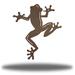 Red Barrel Studio® Tree Frog Wall Décor Metal in Brown | 12 H x 10.25 W x 0.0625 D in | Wayfair E17FDF041E1F46B3BAB360F356C4F0CD