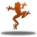 Red Barrel Studio® Tree Frog Wall Décor Metal in Brown | 24 H x 22 W x 0.0625 D in | Wayfair 17538A9E5A9D40F58A876B53B9D72722