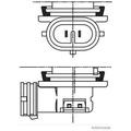 HERTH+BUSS ELPARTS Ampoule, Phares antibrouillard pour RENAULT: Clio, Mégane, Scénic, Captur, Kangoo, Koleos & TOYOTA: Yaris, Auris (Ref: 89901308)