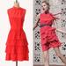 Anthropologie Dresses | Anthropologie | Girls From Savoy Silk Oska Dress | Sz 10 | Nwot | Color: Red | Size: 10