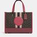Coach Bags | Coach- Dempsey Carryall In Signature Jacquard With Stripe And Coach Patch | Color: Pink/Red | Size: Os