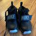 Nike Shoes | Boys Nike Team Hustle Basketball Shoes Size 11us | Color: Black/White | Size: 11b