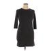 J.Jill Casual Dress - Mini: Gray Solid Dresses - Women's Size X-Small