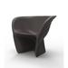 Vondom Biophilia Patio Chair Plastic in Black/Brown | 29.75 H x 35.75 W x 25.5 D in | Wayfair 59002-Bronze