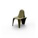 Vondom F3 Patio Dining Side Chair Plastic/Resin in Brown | 31.5 H x 20.75 W x 24 D in | Wayfair 60003F-Khaki