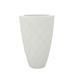 Vondom Nano Resin Pot Planter Resin/Plastic in White | 14.25 H x 7 W x 7 D in | Wayfair 47036A-Ice