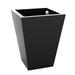 Vondom Nano Resin Pot Planter Resin/Plastic in Gray | 14.25 H x 7 W x 7 D in | Wayfair 41218F-Anthracite