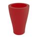 Vondom Nano Resin Pot Planter Resin/Plastic in Red | 14.25 H x 7 W x 7 D in | Wayfair 42118A-Red