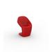 Vondom Ufo Patio Dining Side Chair Plastic/Resin in Red | 33.25 H x 22.75 W x 24.5 D in | Wayfair 63004-Red