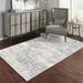 White 35.83 x 24.02 x 0.04 in Area Rug - Trent Austin Design® Matranga Machine Washable Area Rug Mat Polyester | Wayfair